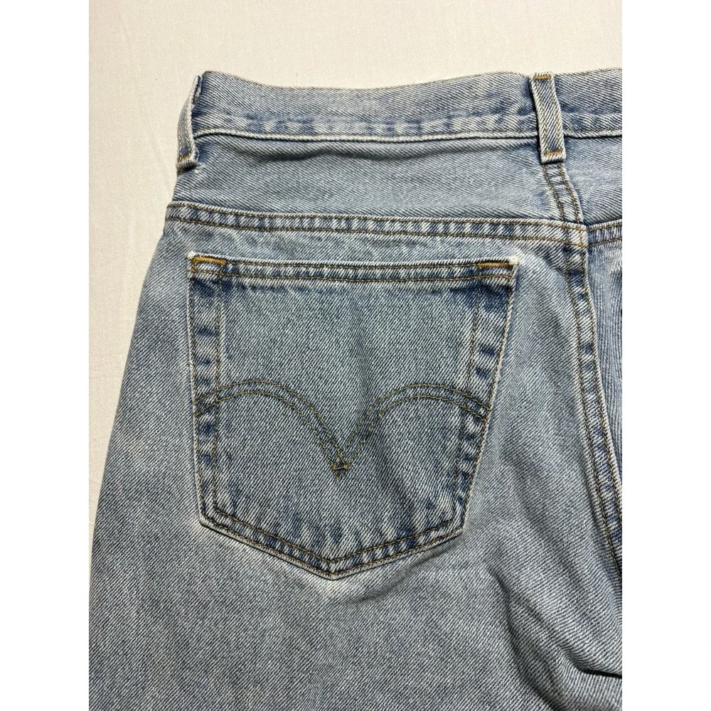 Levis 550 Relaxed Fit Jeans Mens 42x30 Blue Medium Wash Denim 550-0216